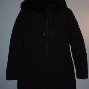 DKNYC Women's Black Puffer Jacket